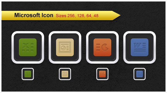 MS Office Icons Set